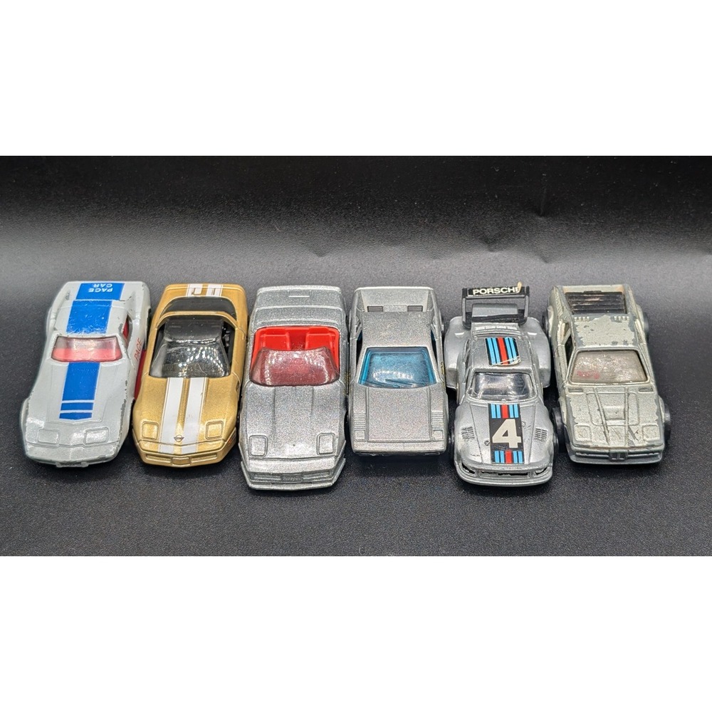 Hot Wheels & Matchbox Lot of 6 Modern & Vintage Die-cast Cars (1970s To 2000s)